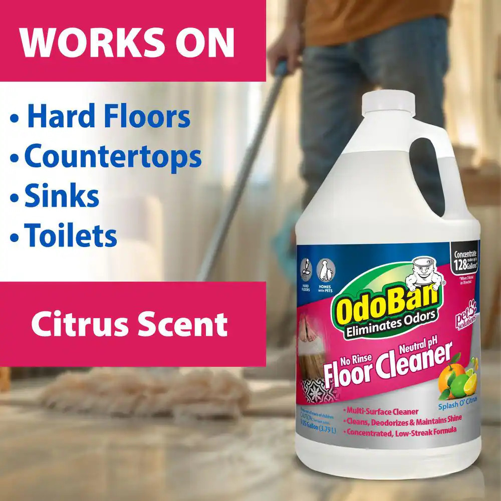 1 Gal. No Rinse Neutral Ph Floor Cleaner, Concentrated Hardwood and Laminate Flo
