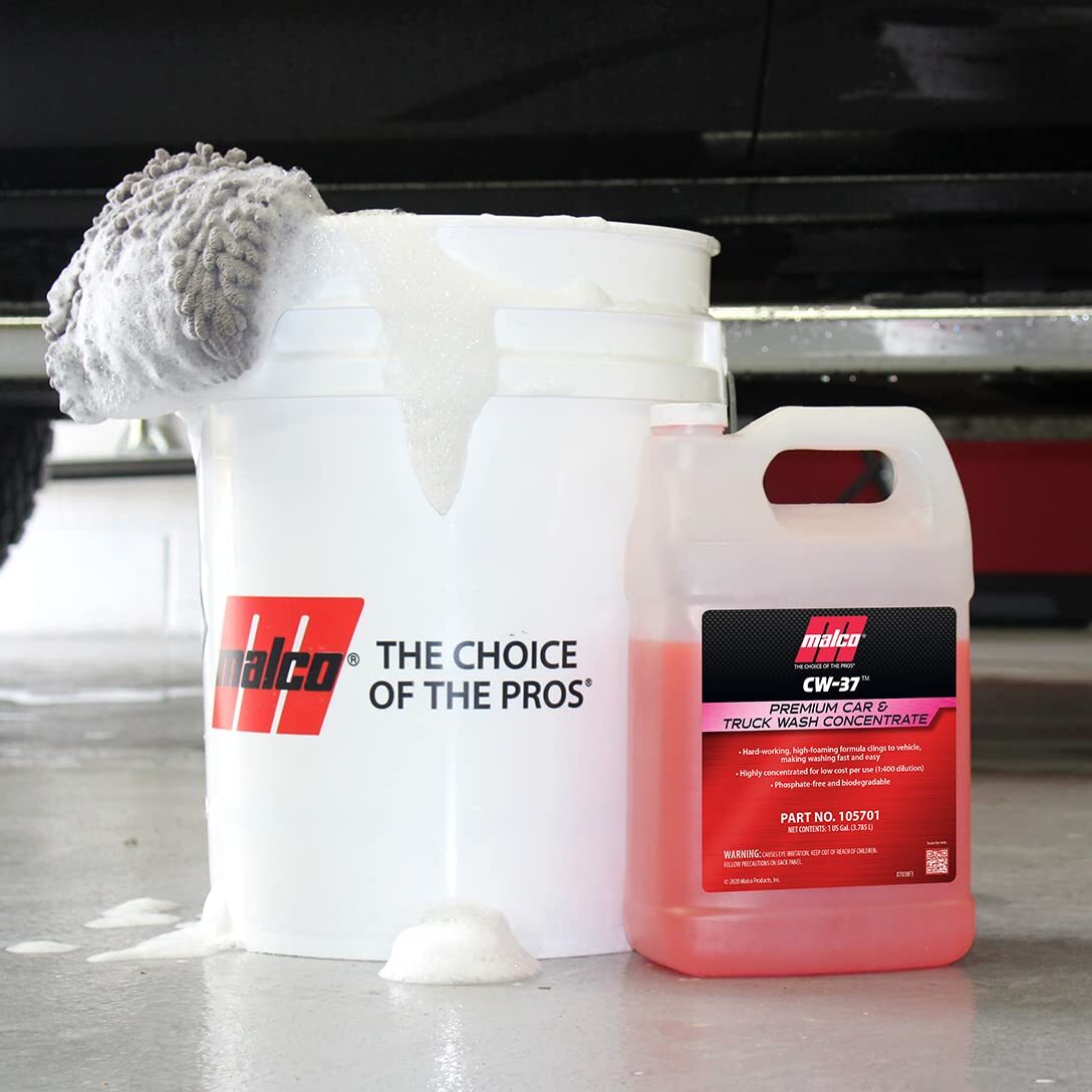 CW 37 Premium Car Wash Concentrate High Foaming Car & Truck Wash Soap Removes