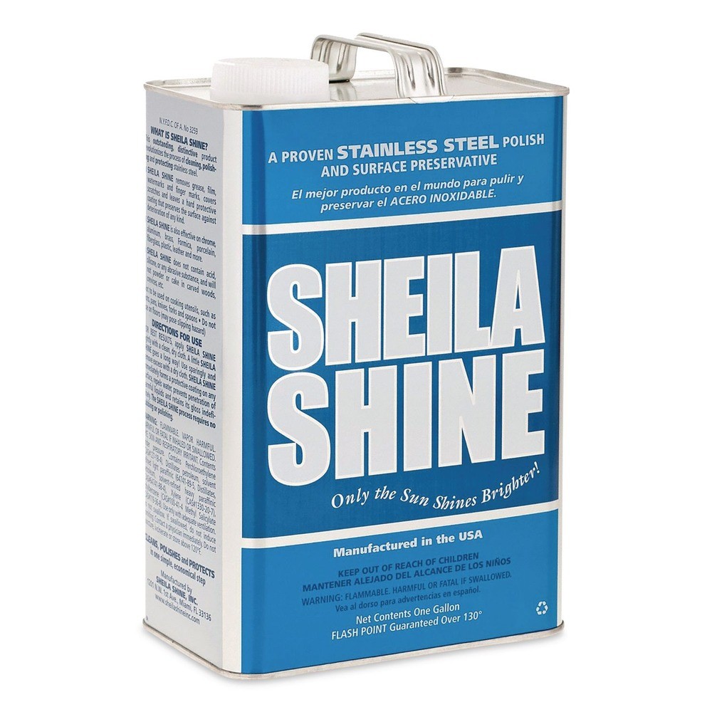 Sheila Shine SSCA128 1 gal Low VOC Stainless Steel Cleaner & Polish (4/CT) New