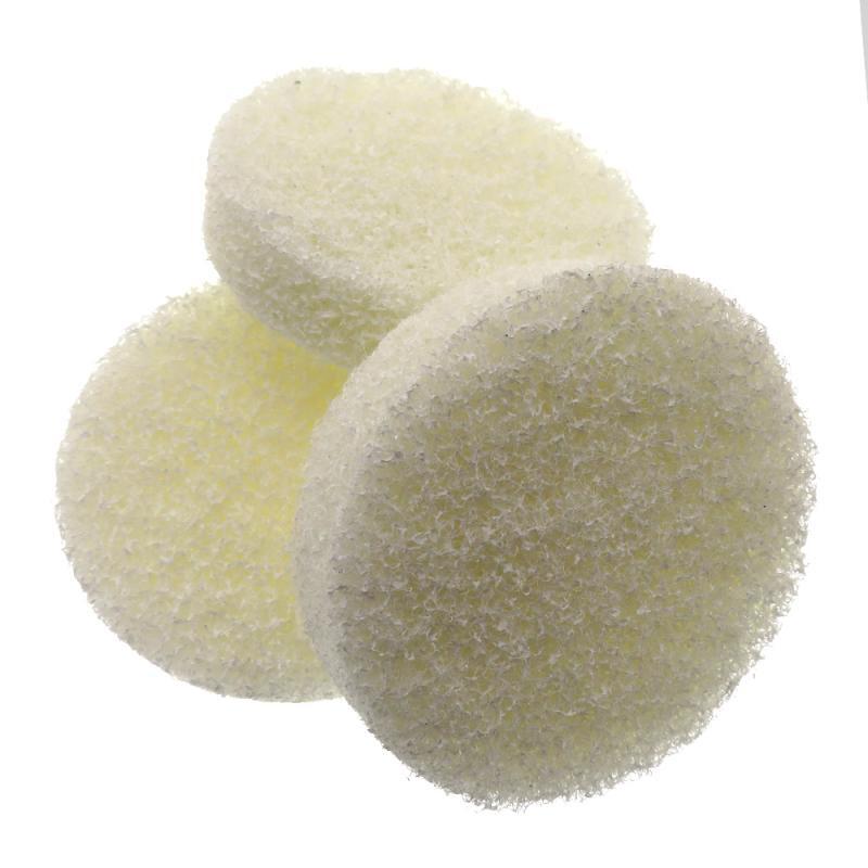 4 Inch 100mm White Round Flocking Scouring Pad Nylon Fiber Abrasive Sanding Disc