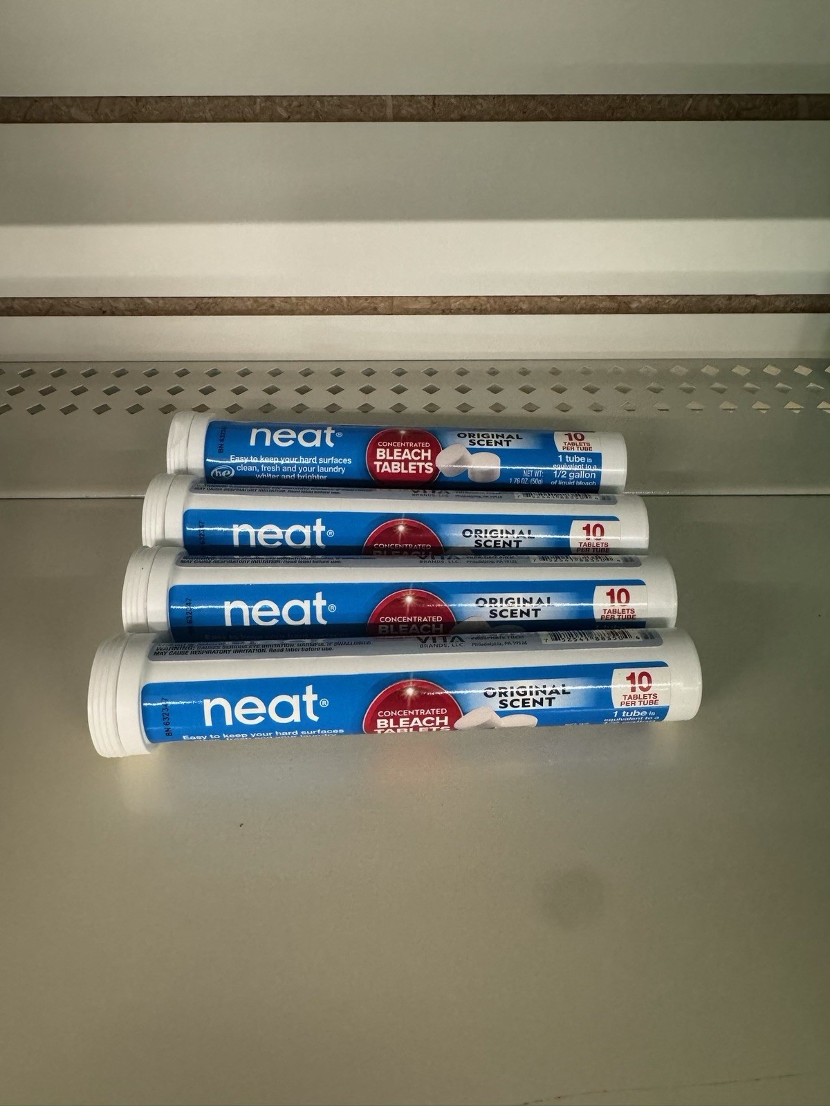 8pk Neat Bleach Tablets Ultra Concentrated Original Scent 10ct Ea, 80 Tabs