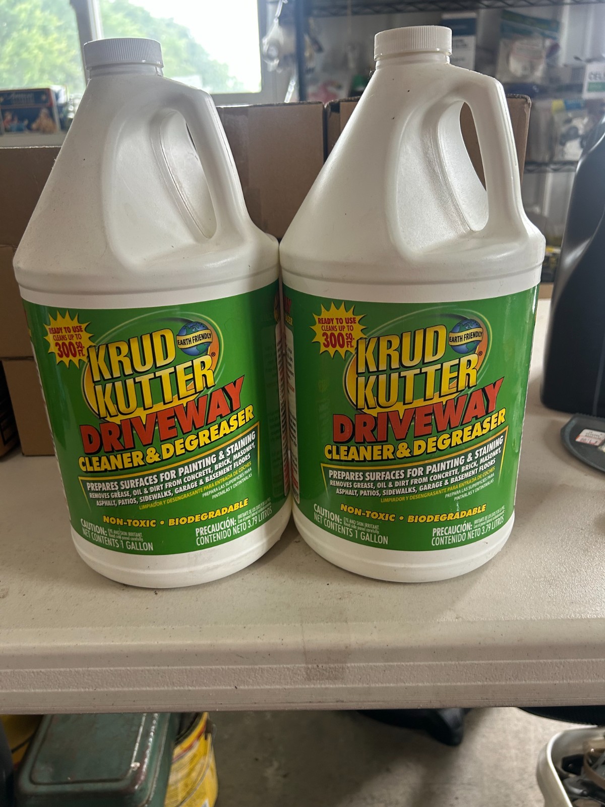 2-pack 1-gallon Krud Kutter Driveway Cleaner Degreaser Stain Remover concentrate