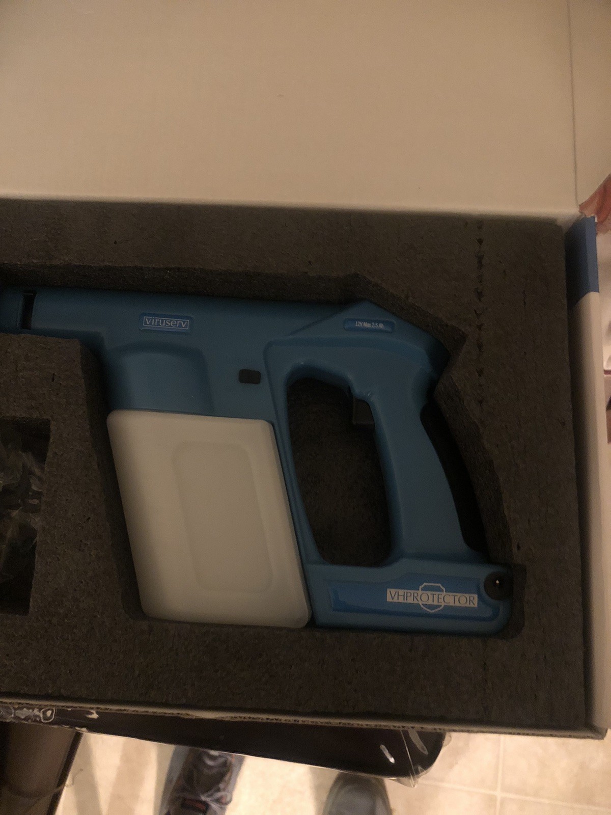 Viruserv Professional Cordless Electrostatic Disinfectant Sprayer