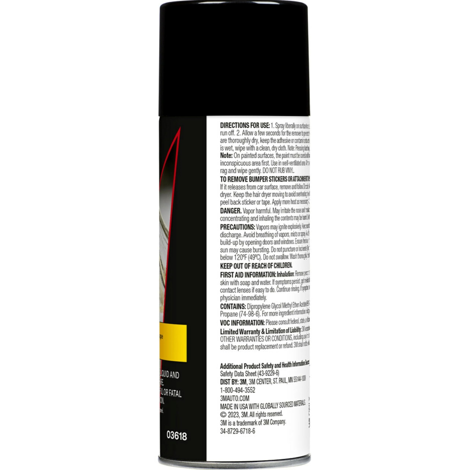 3M Adhesive Remover 12 oz. Quickly Remove Adhesive Attachment Tape Tar Wax