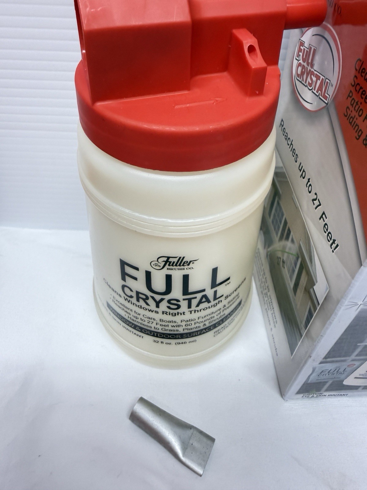 FULLER BRUSH FULL CRYSTAL WINDOW GLASS & SURFACE CLEANER REFILL BAG 16 Oz NEW