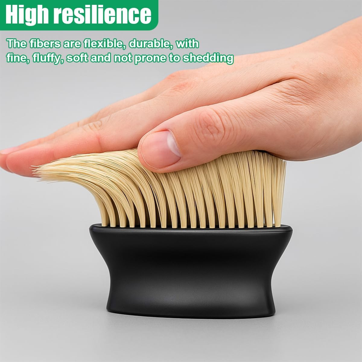 Car Interior Dust Brush, Soft Bristles Auto Exterior Cleaning Whisk Broom, No-Sc