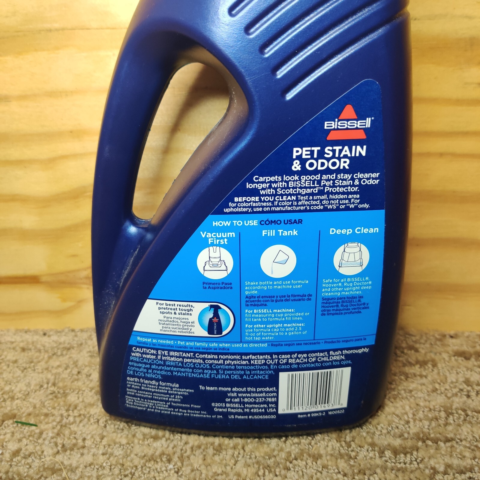 Bissell 2X Pet Stain & Odor Full Size Machine Formula, 60 Ounces