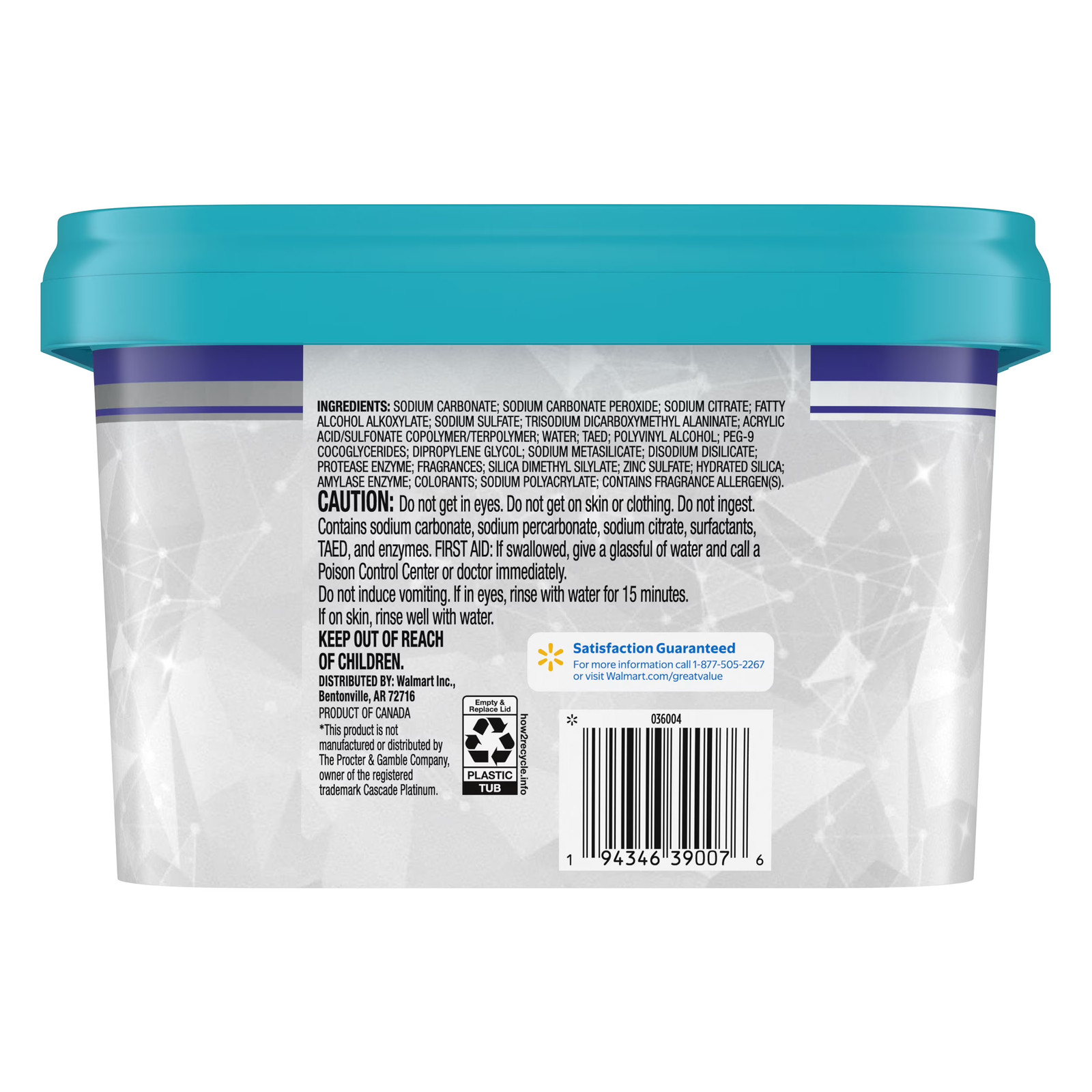 Premium Dishwasher Pacs, Fresh Scent, 87 Count