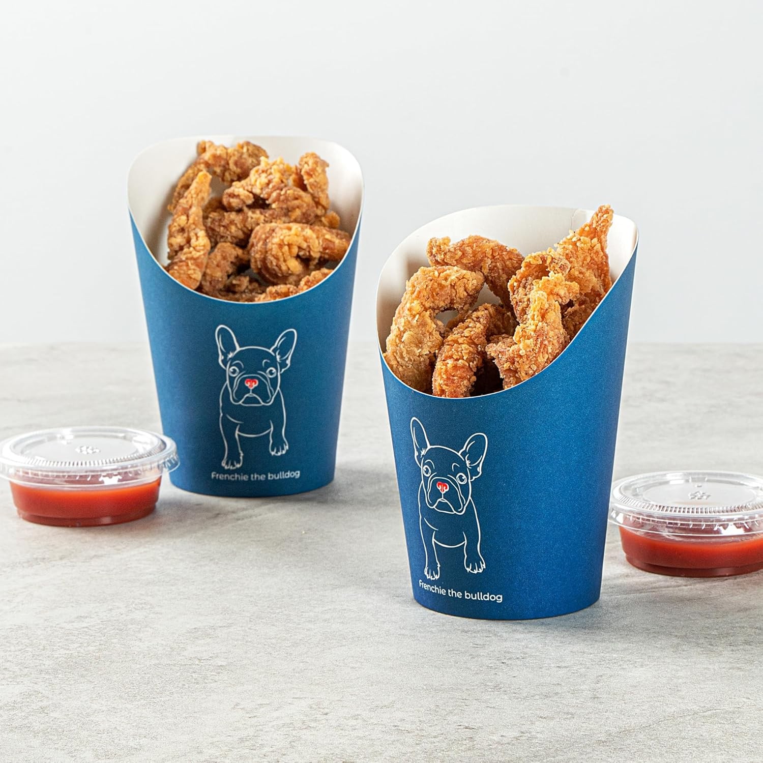 Restaurantware Bio Tek 12 Ounce French Fry Containers 100 Disposable Charcuter