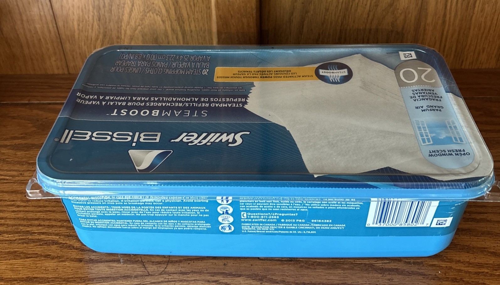 NEW Swiffer Bissell Steam Boost Steampad Refills Open Window Fresh Scent 20ct