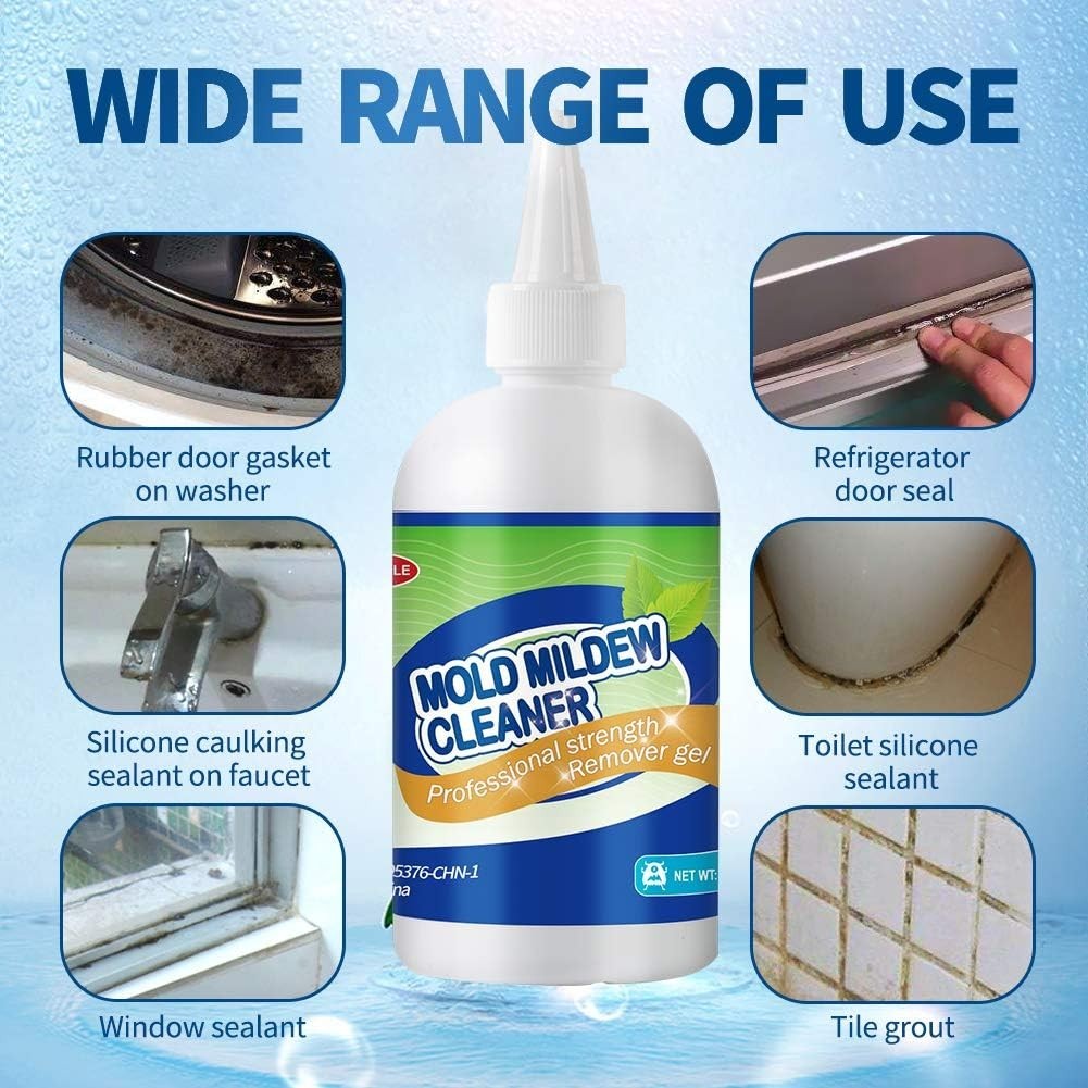 Fast-Acting Eco-Friendly Mold Cleaner Gel, 8 Fl Oz – Versatile Stain Remover