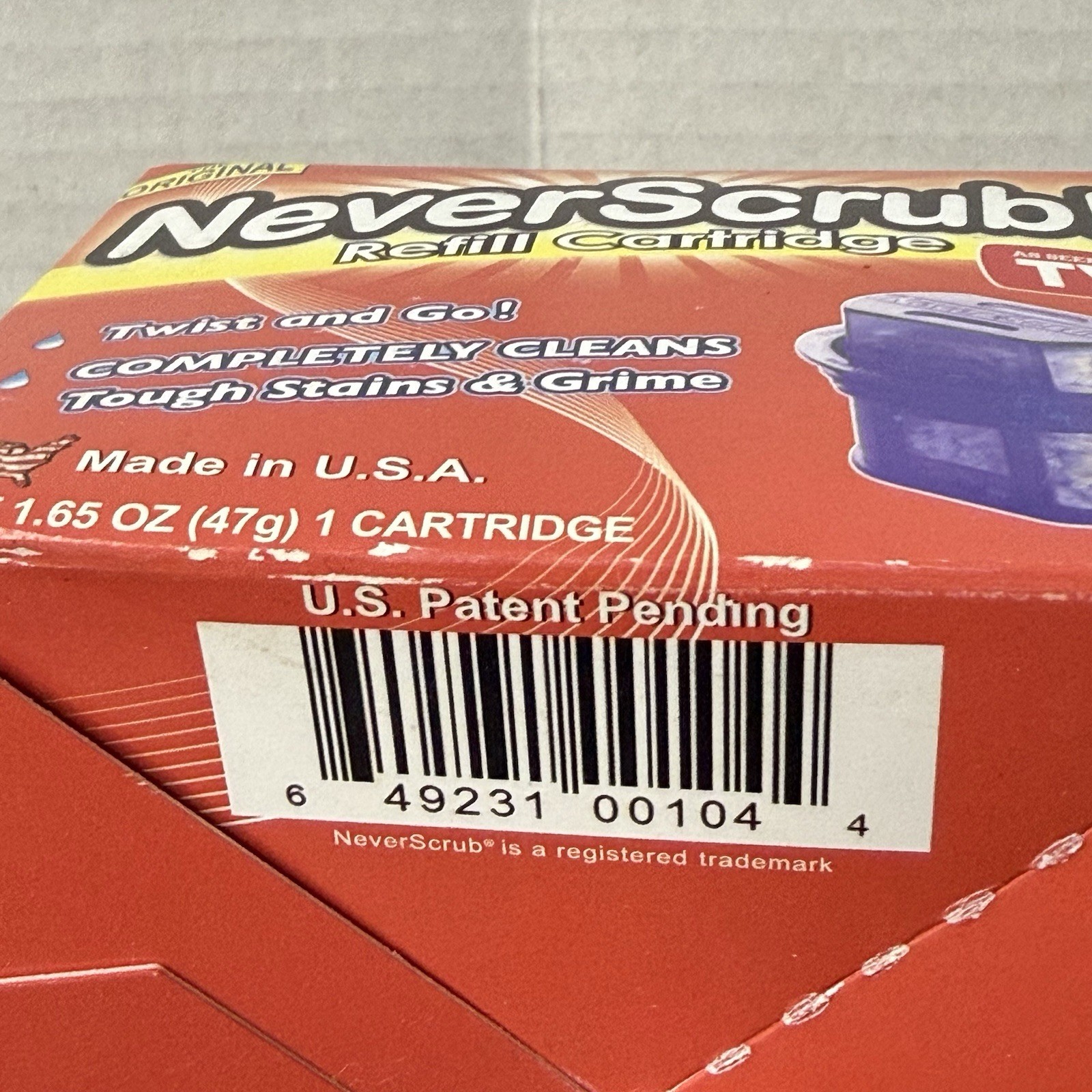 Never Scrub Refill Cartridge NeverScrub Cleaning Toilet System Open Box