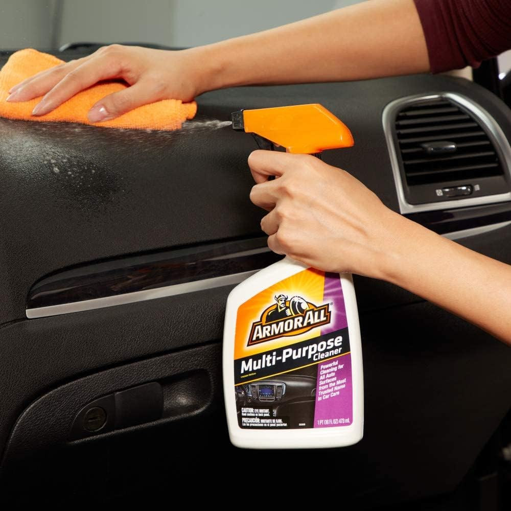 Multi Purpose Cleaner, Car Cleaner Spray for All Auto Surfaces, 16 Oz Pack of 2