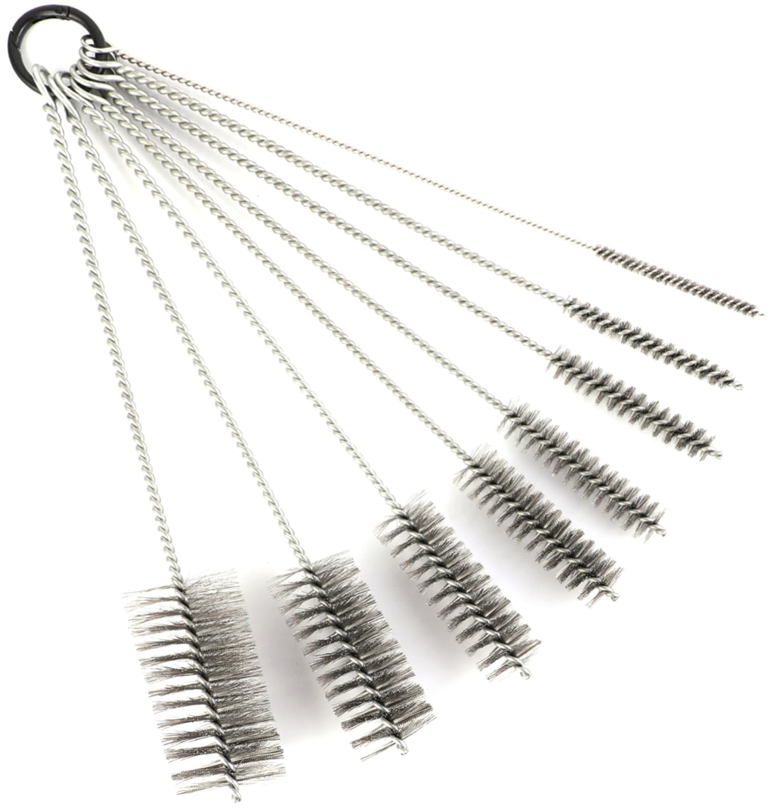 16 1/2 Inch Extra Long Stainless Steel Tube Brushes, Wire Pipe Cleaning Set w…