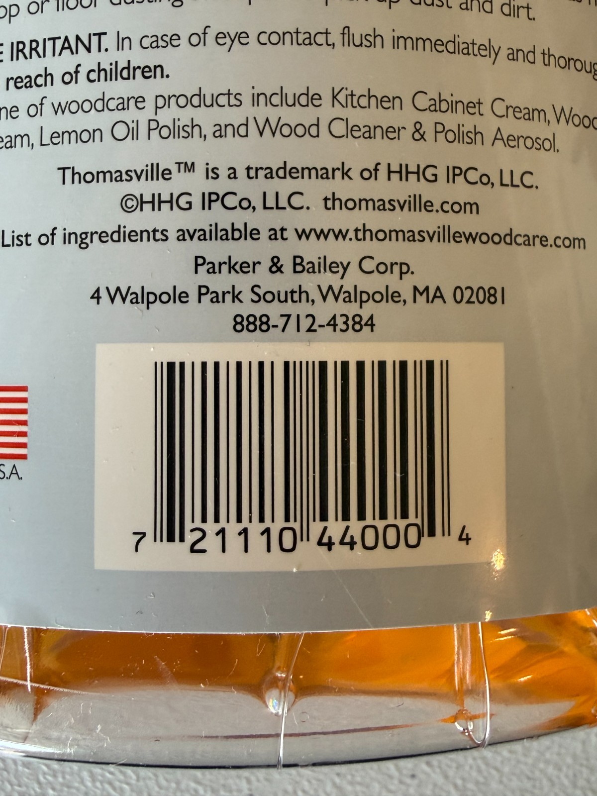 2 Pack Thomasville Wood Care Floor Cleaner 32 oz Hardwood Laminate Spray New