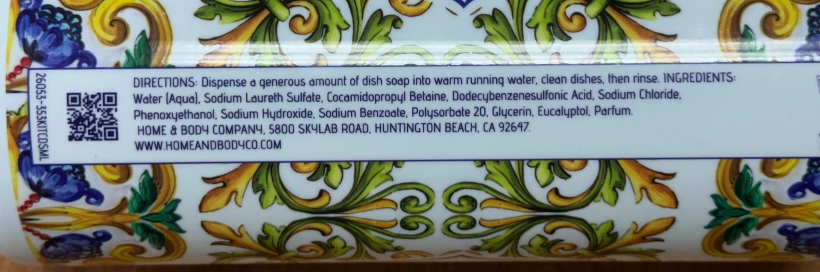 2-Pk Kitchen & Co ~ MEYER LEMON Essential Oil LIQUID DISH SOAP 946ml MADE IN USA