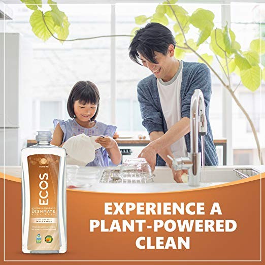 Dishmate Dish Liquid with Natural Almond, 25 Ounce