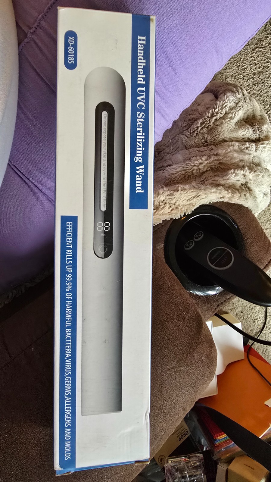 UVC LED Handheld Wand Rechargeable for Home, Office, Travel