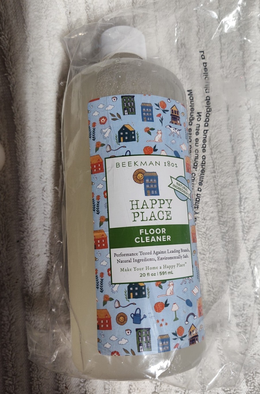 New~Sealed~Beekman 1802~HAPPY PLACE~FLOOR CLEANER~20 fl. oz. WITH CAP