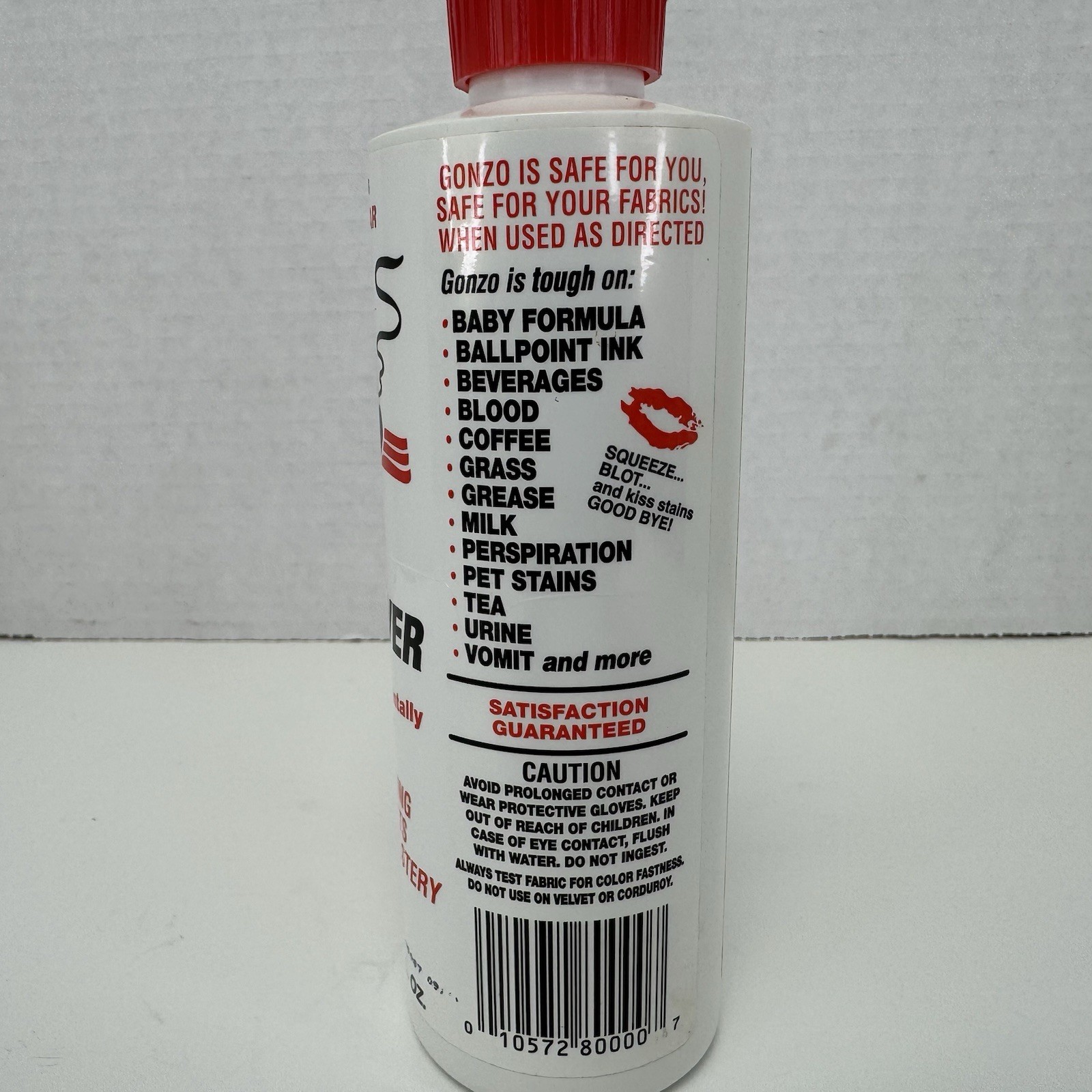 Gonzo Stain Remover HTF 8 FL 90% Full See Photos for more Details