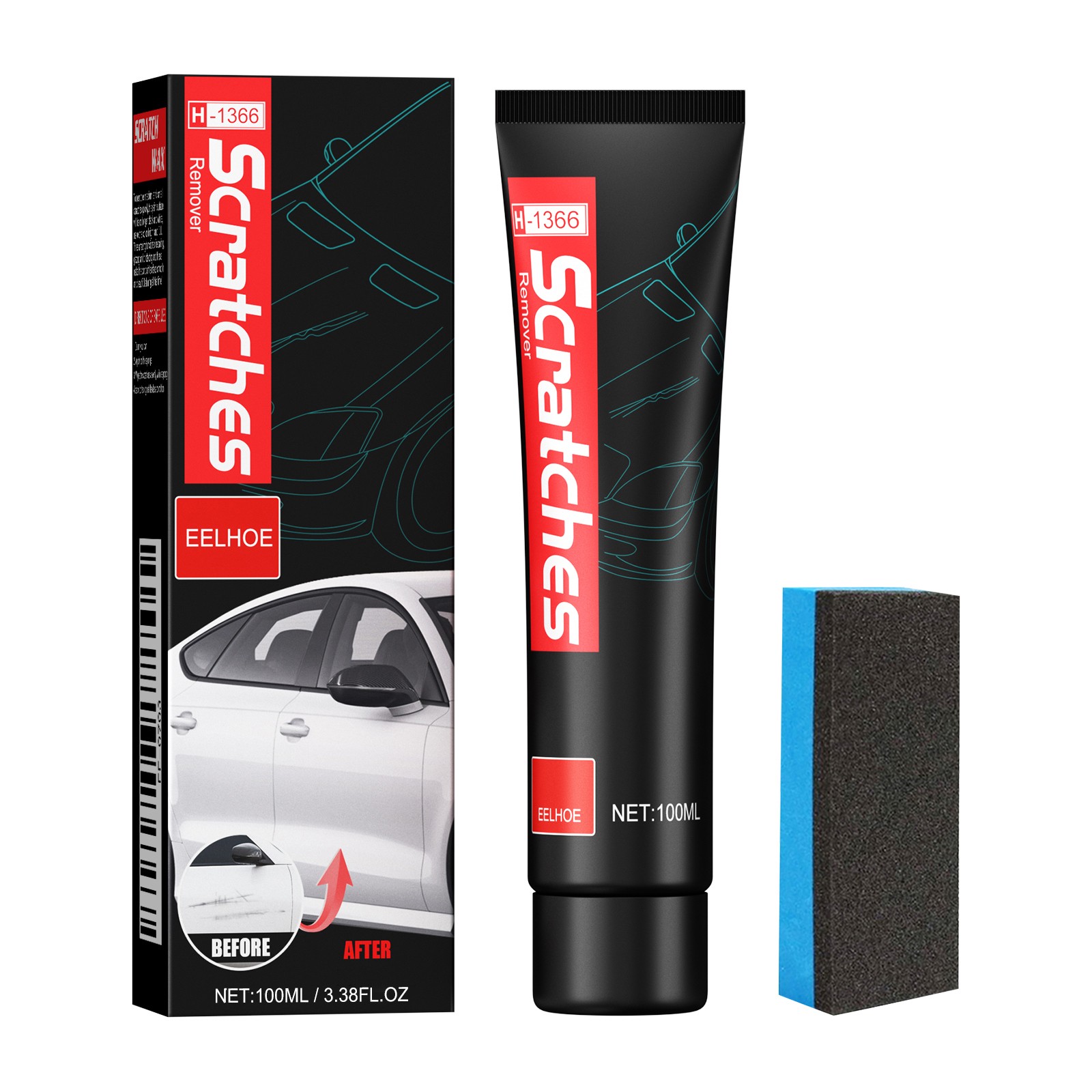 Decontamination Wax Scratches Remover – Paint Cleaning Repair Paste 🚗