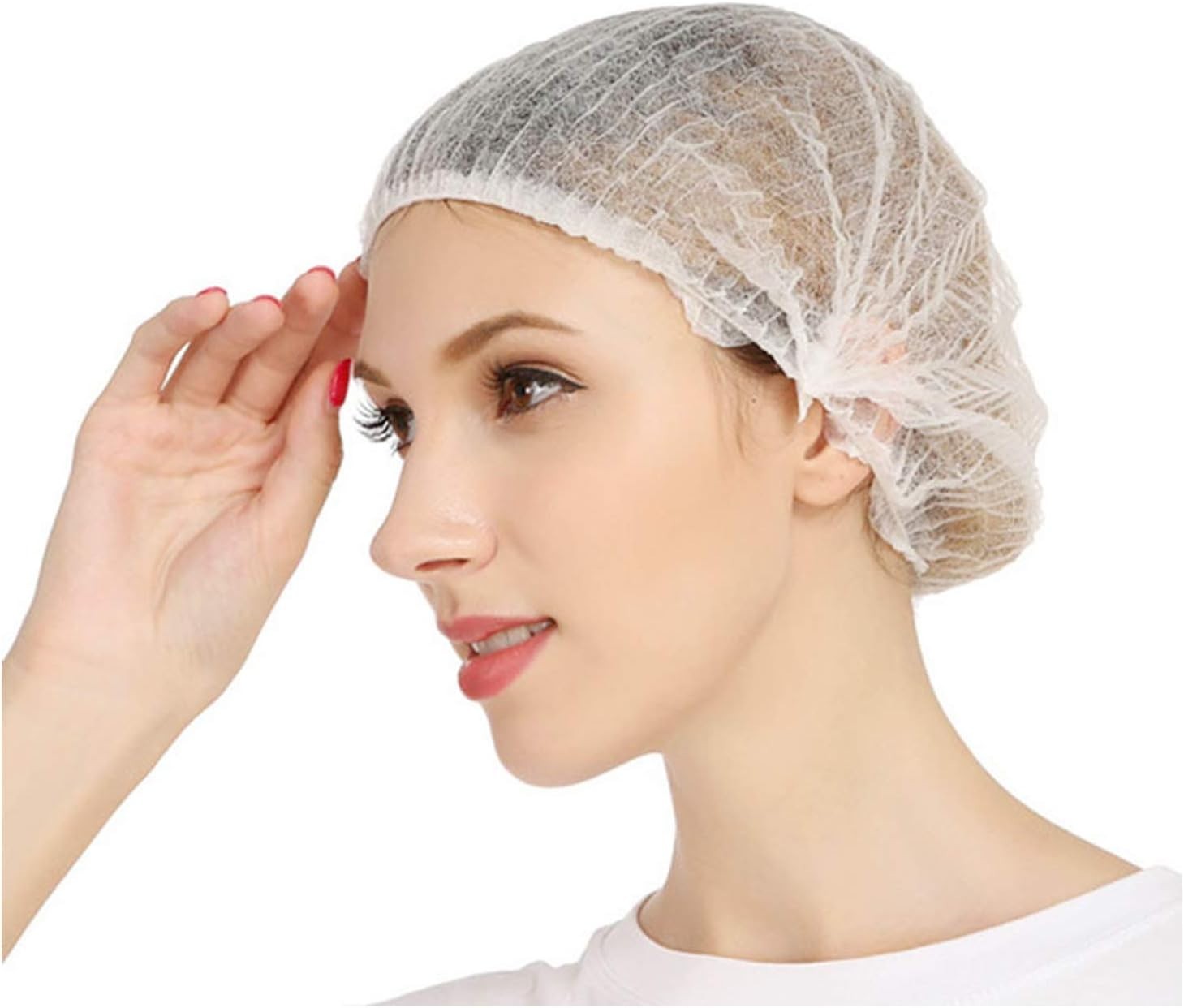 24 Inch Non-Toxic Disposable Caps – Comfortable Bouffant Hair Protection for All