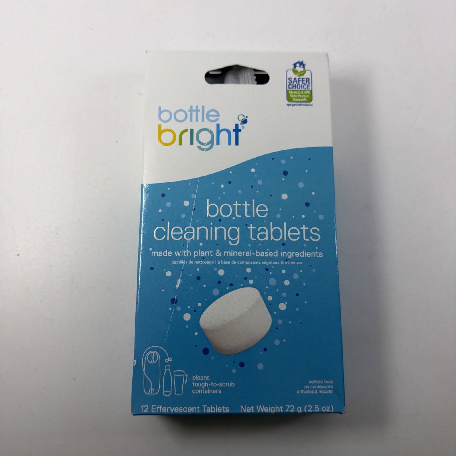 Bottle Bright Single Pack (12 Tablets)- Clean Stainless 12 Count (Pack of 1)