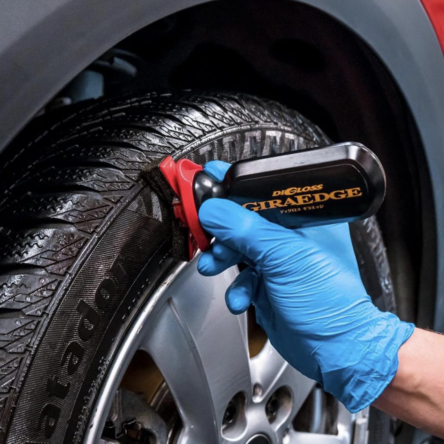New SOFT99 02087 Tire Coating DIGLOSS GiraEdge Flex-head Roll-on from Japan