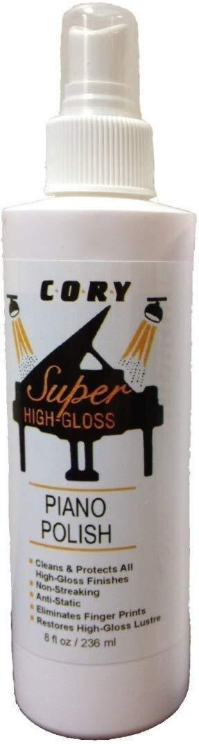 Cory Super High Gloss Piano Polish 8 Fl Oz Safe Cleaning and Protection