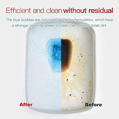 Automatic Toilet Bowl Cleaner Tablets Bathroom Toilet Tank Cleaner,Blue, 18 Pack