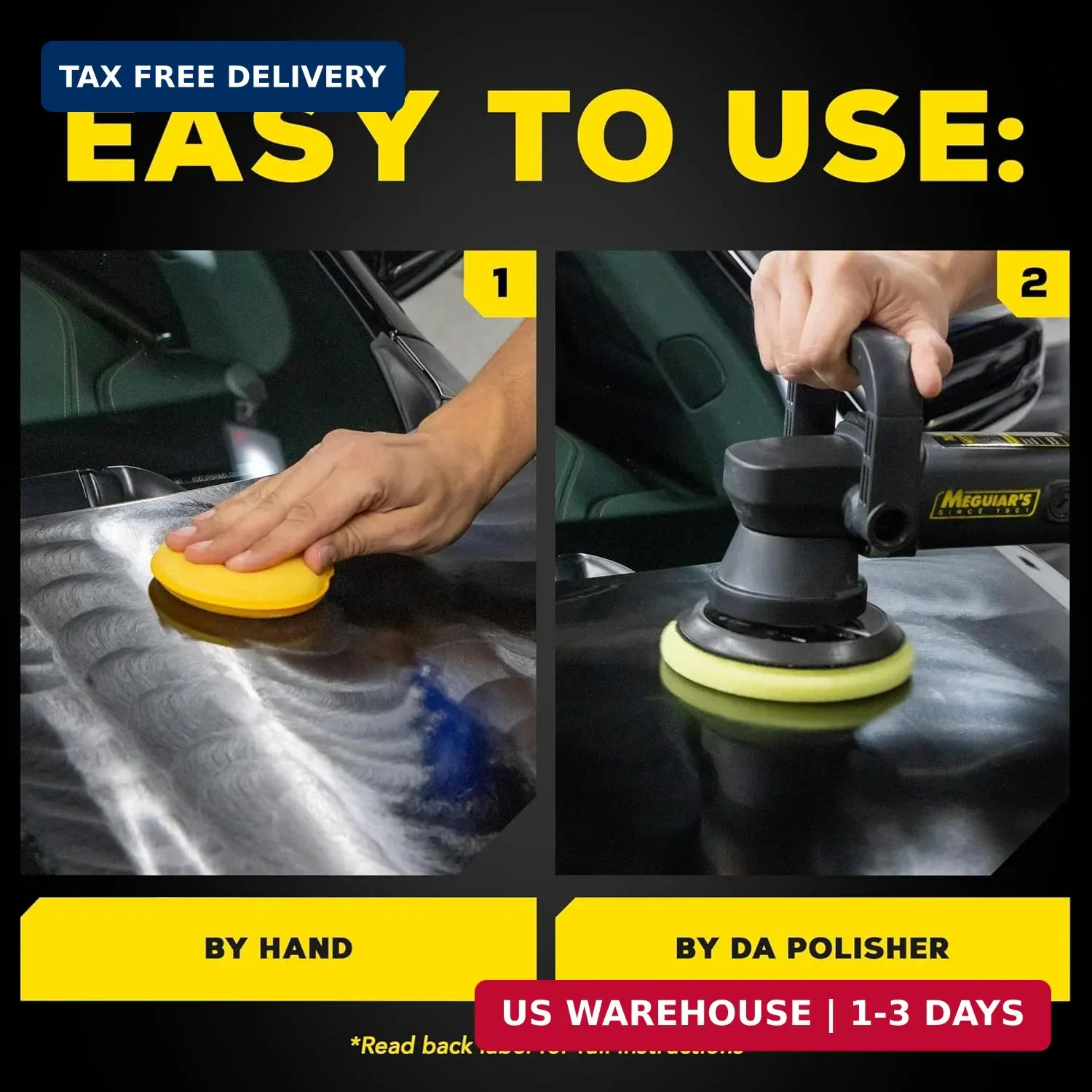 Meguiar’s Ultimate Polish – High-Gloss Polish for a Show Car Shine – Permanently