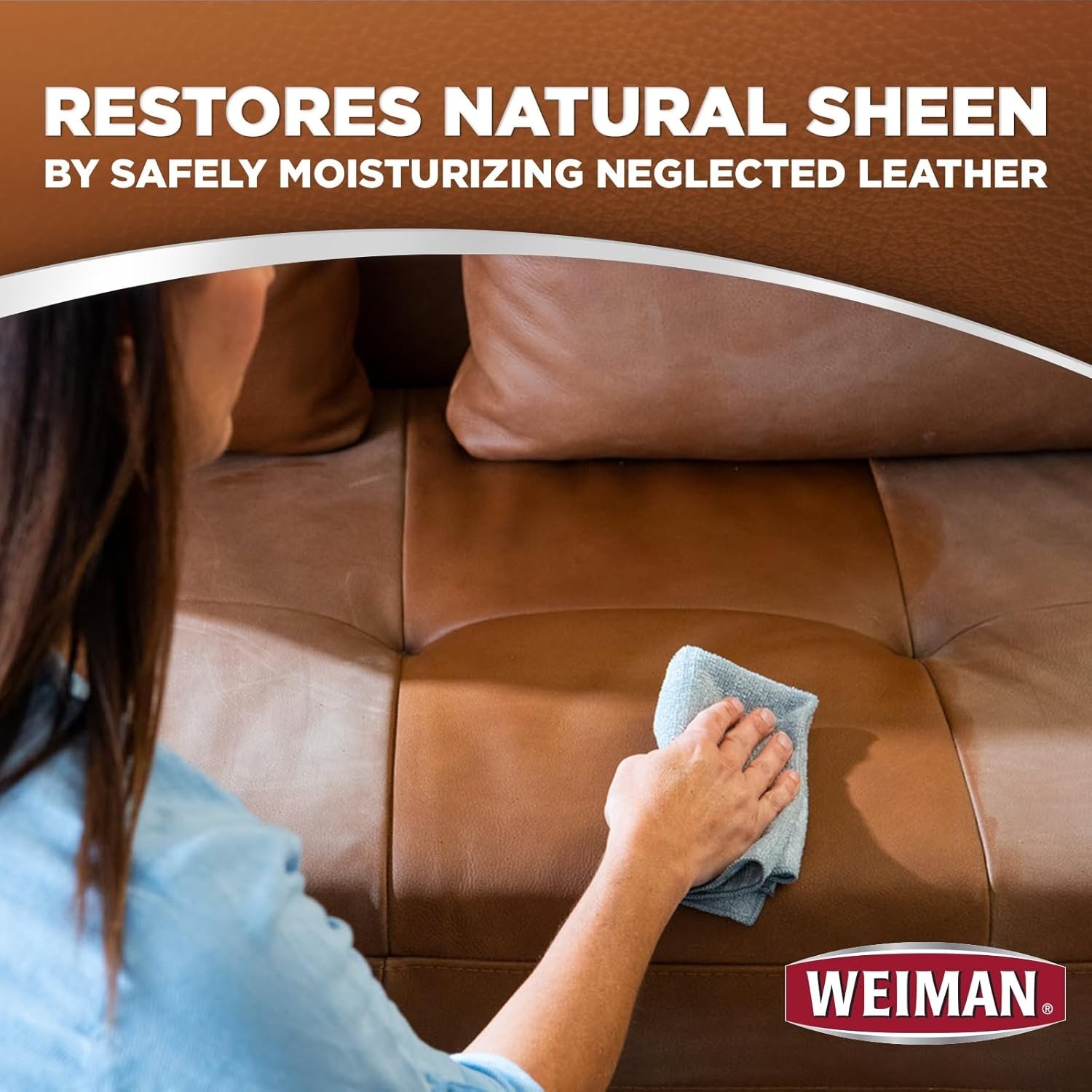 Luxurious Leather Cleaner & Conditioner Wipes – Enhances, Protects, 2 Pack of 60