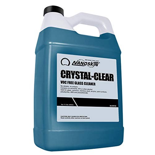 CRYSTAL-CLEAR VOC-Free Glass Cleaner 1 Gallon – Ultra 128 Fl Oz (Pack of 1)