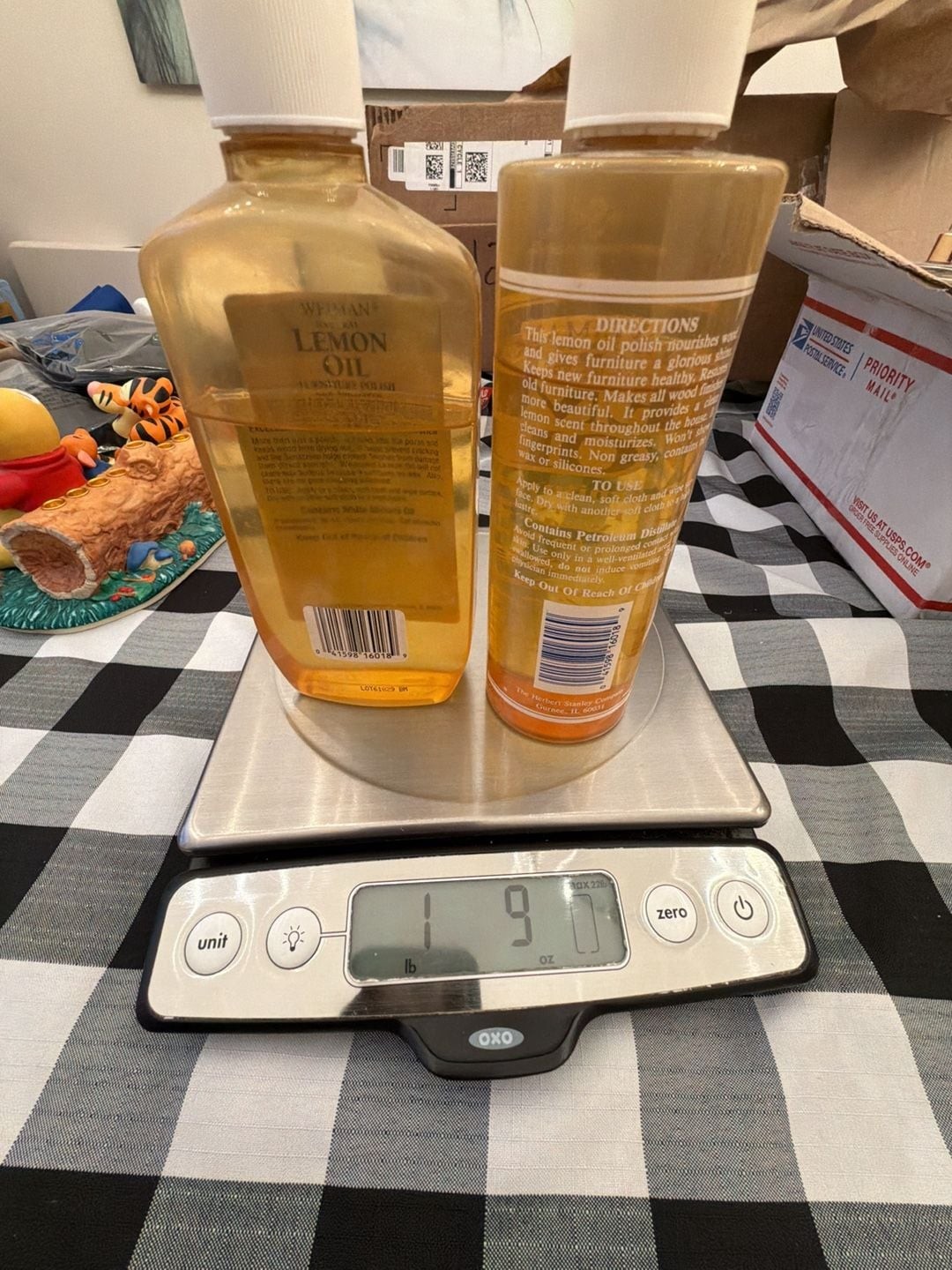 Lot of 2 Weiman Lemon Oil Furniture Polish 16 fl oz Bottles 70% full each fast2S
