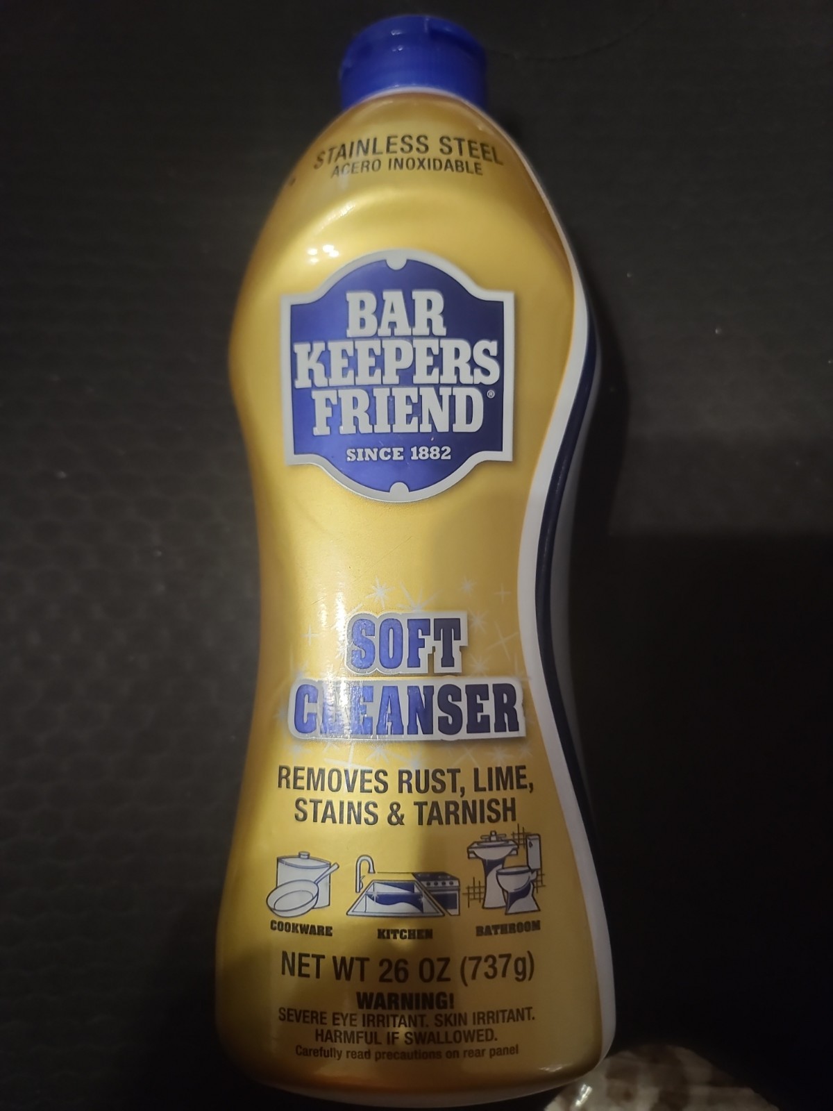 Bar Keepers Friend Soft Cleaner Premixed Formula, Citrus, 26 Ounce