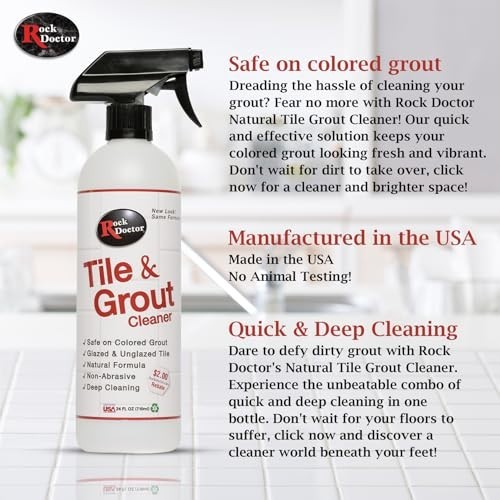 Natural Tile Grout Cleaner Heavy Duty Non-Abrasive