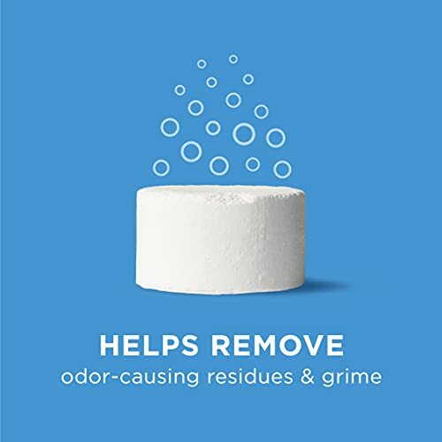 Affresh Washing Machine Cleaner Front Load Top Load Washer,Includng HE, 6 Tablet