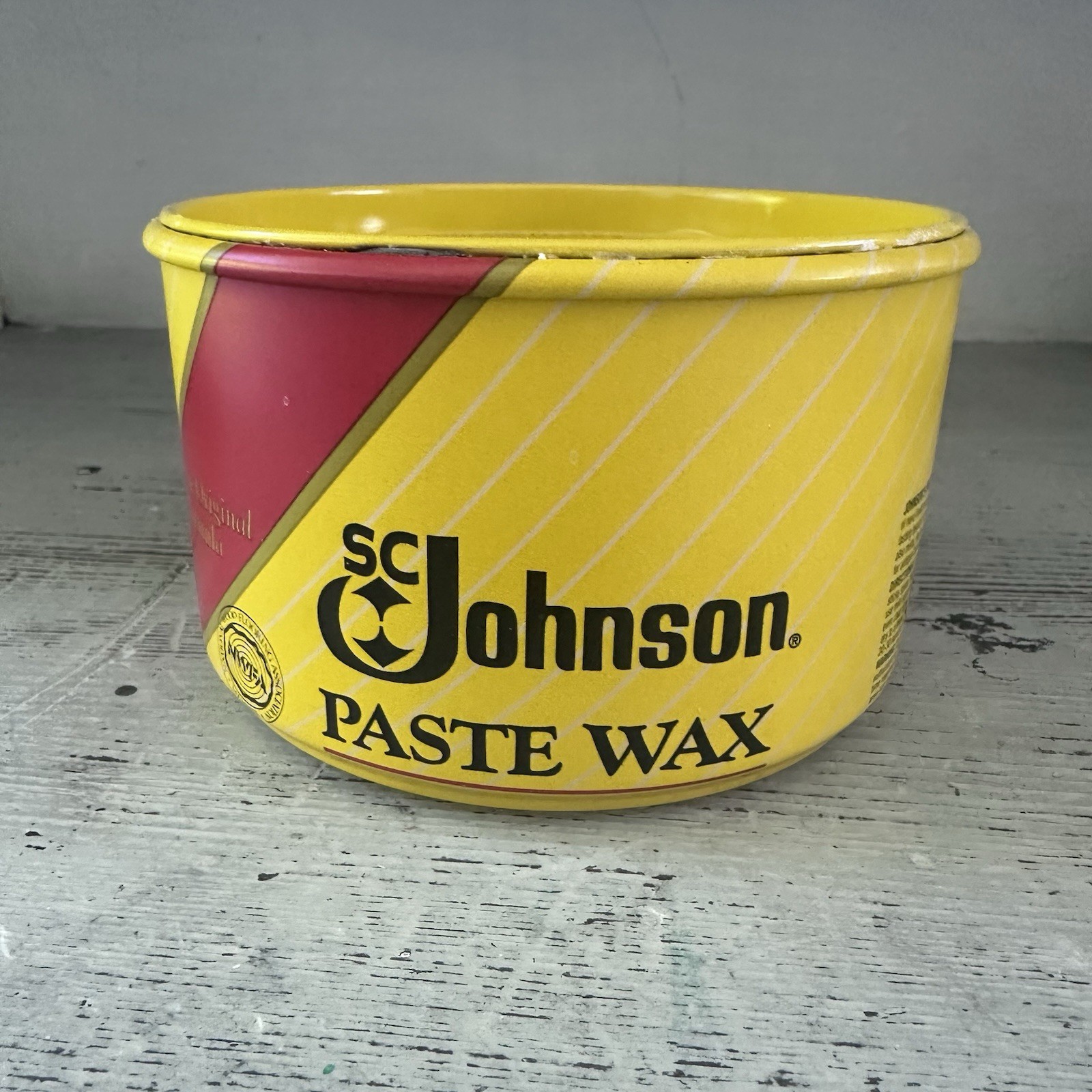 SC Johnson Paste Wax The Original Formula Discontinued Used Almost Full