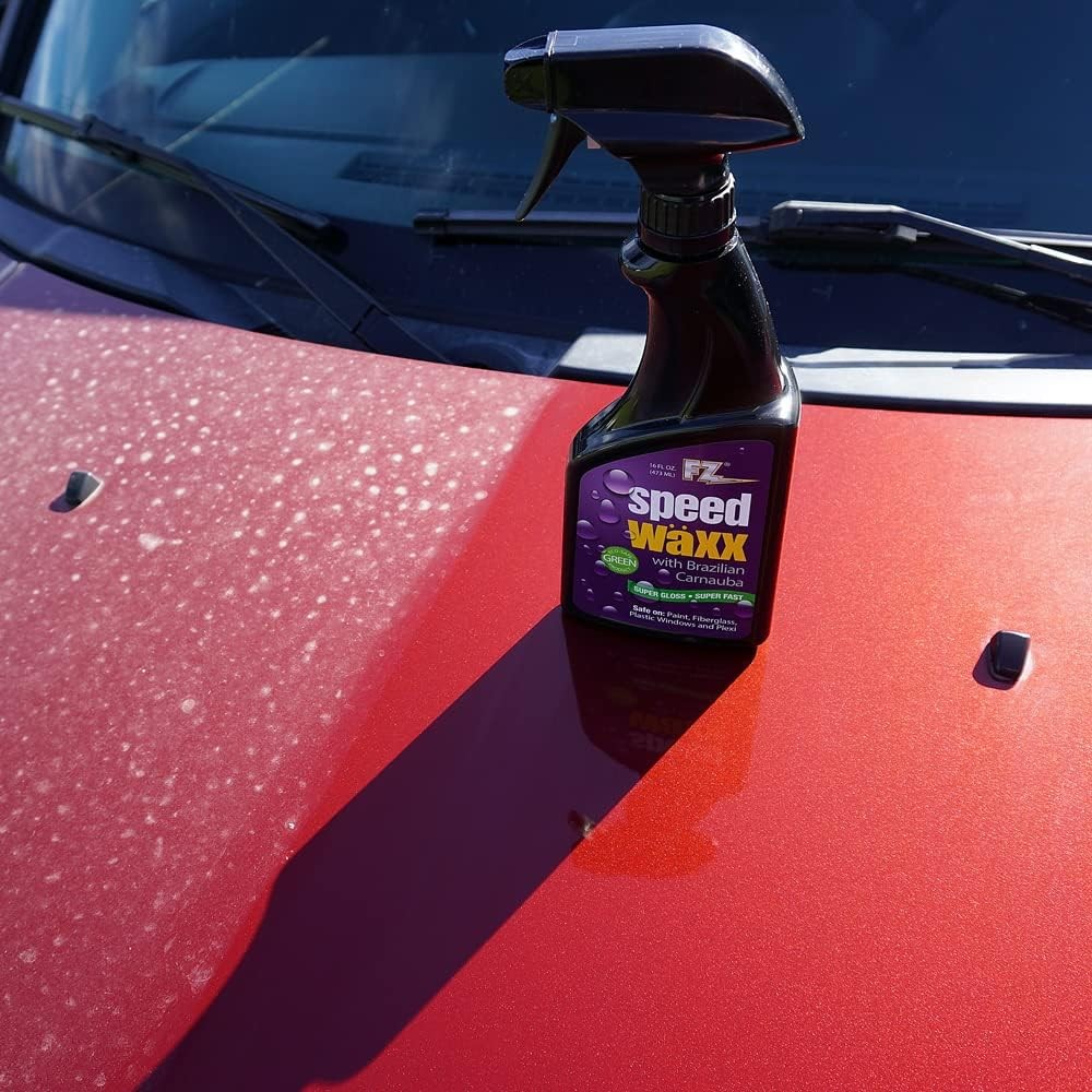 FZ Speed Waxx – Car Cleaning Supplies, Car Wax Spray with Brazilian Carnauba Wax