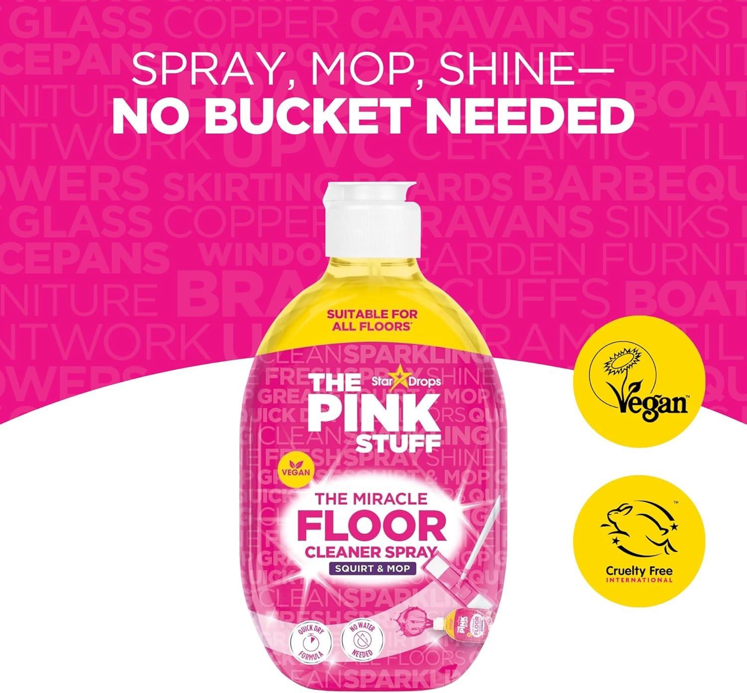 The Pink Stuff Direct to Floor Cleaner, 25.4oz Bottle – 82419