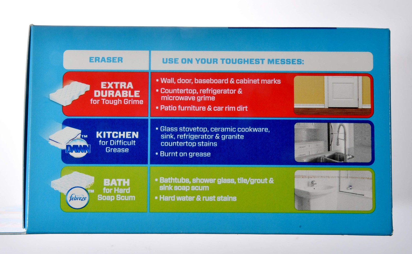 Mr. Clean Magic Eracer Extra Durable for Kitchen 11 Count (Pack of 1), White