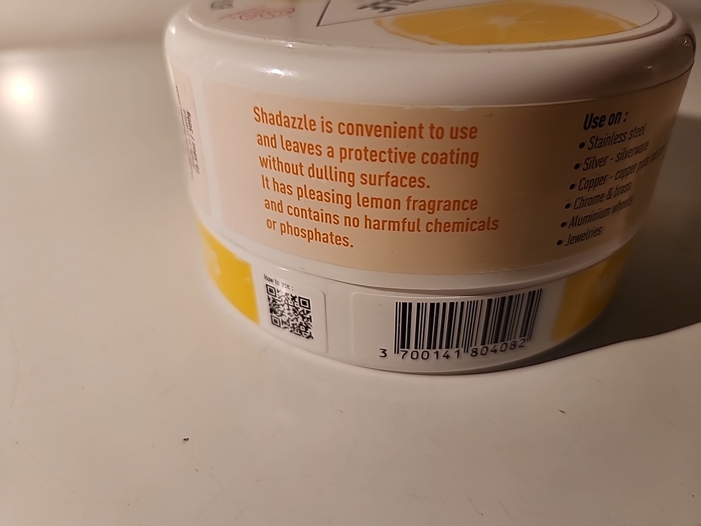 Shadazzle Natural Cleaner Lemon Multi-Purpose Cleaner Polish Made France New