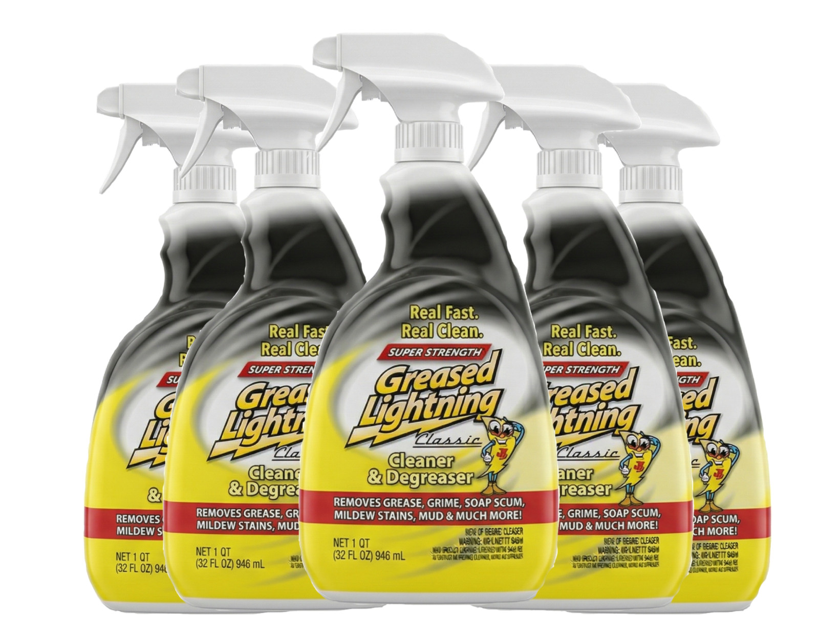 Greased Lightning Cleaner & Degreaser – 32 oz Trigger Spray 5 Pack
