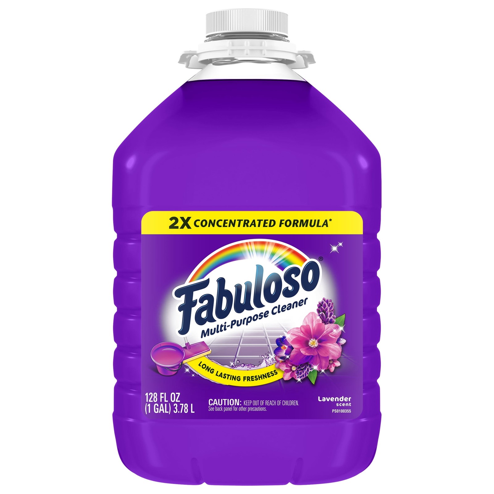 (2pack) 2X Multi-Purpose Cleaner,No Rinse Floor Cleaner,Lavender Scent,128fl oz