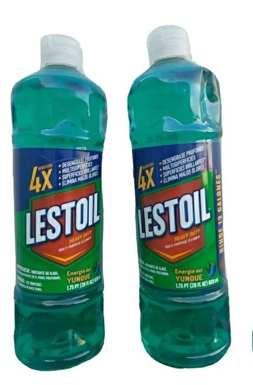 LESTOIL YUNQUE FOREST SCENT HEAVY DUTY MULTI-PURPOSE DEGREASER CLEANER 2pk-28oz