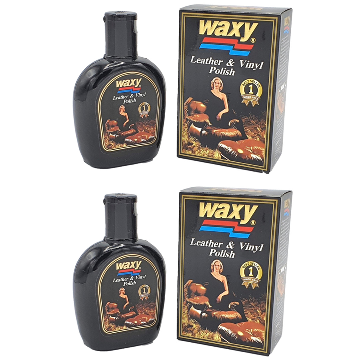 125ml Waxy Leather Vinyl Polish furniture Cleaner Cars Fiber Plastic Wood S
