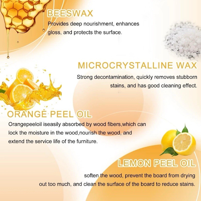 Lot of 2! Natural Beeswax Care Spray & Restorer, Spray Furniture Polish For Wood