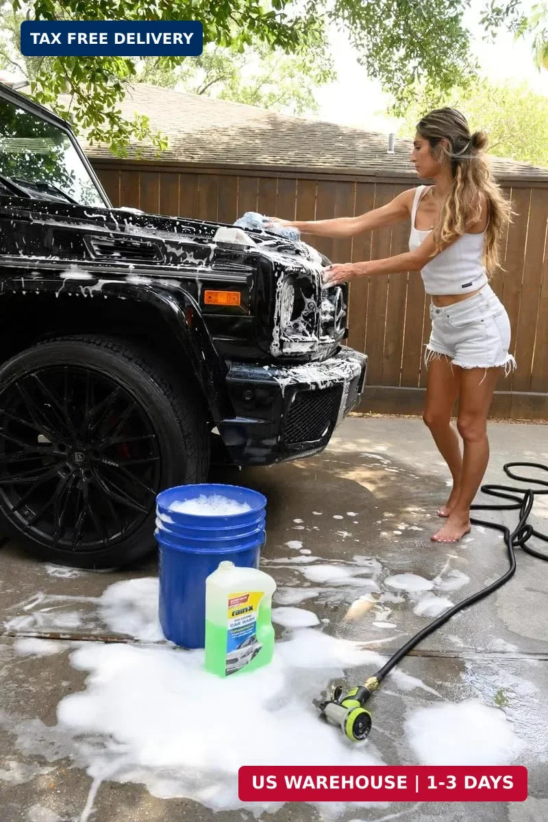 Rain-X 620191 Car Wash – 100 fl oz. High-Foaming, Concentrated Formula for Great