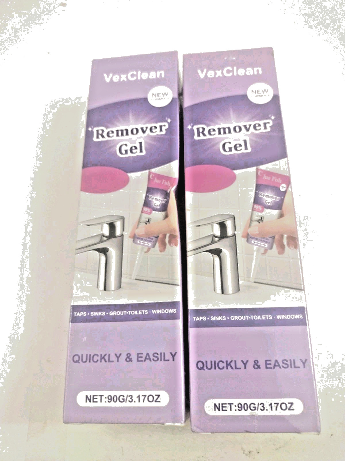 Cleaning Remover Gel,Powerful Household Cleaning Gel,Suitable for Bathroom 2 Pk