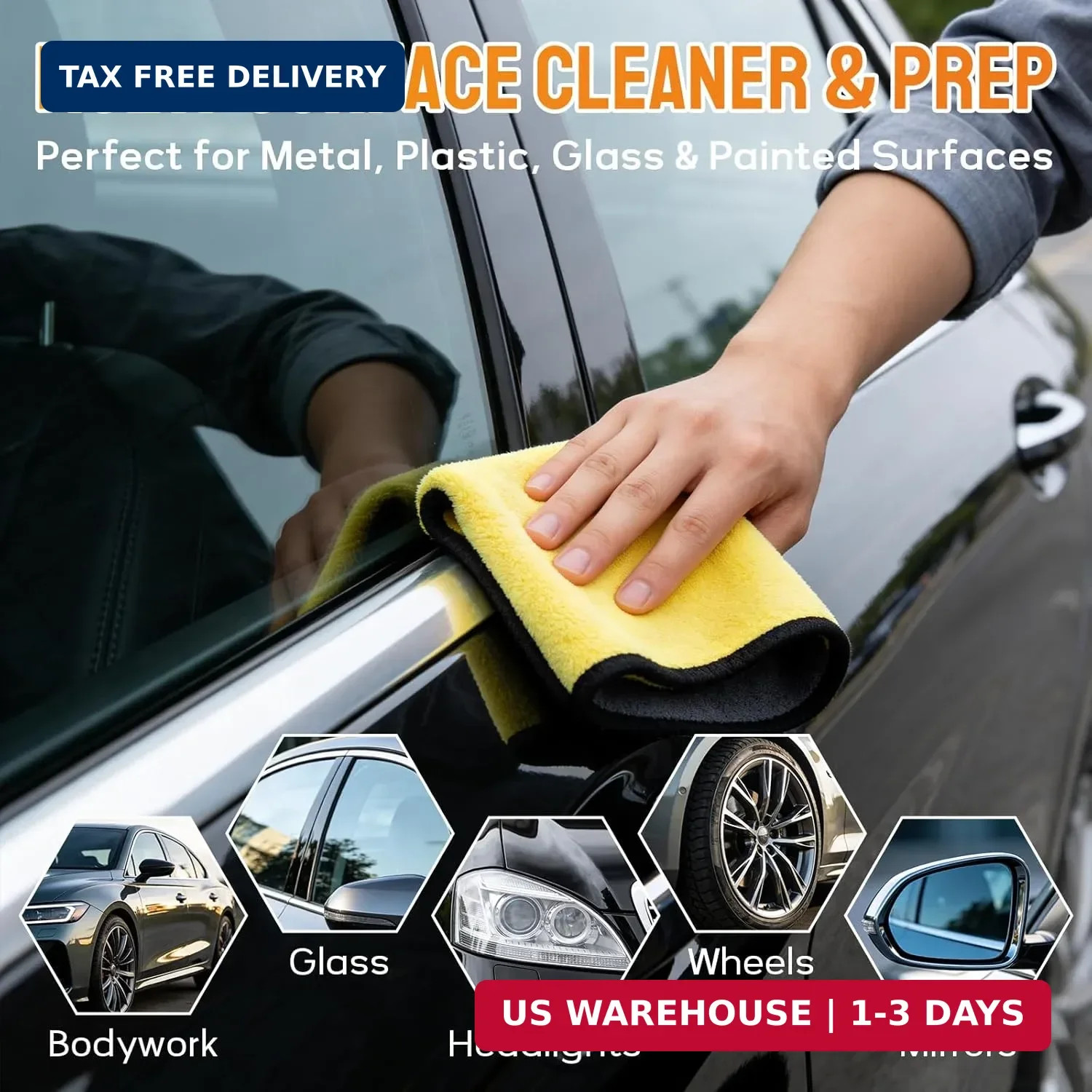 Car Surface Prep Spray – Panel Wipe & Pre-Paint Degreaser for Ceramic Coating, P